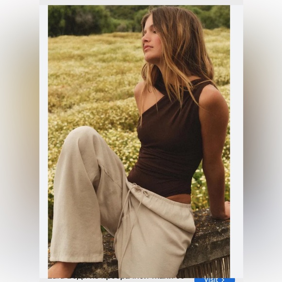 ZARA DRAPED ASYMMETRICAL TULLE BODYSUIT - Picture 4 of 6